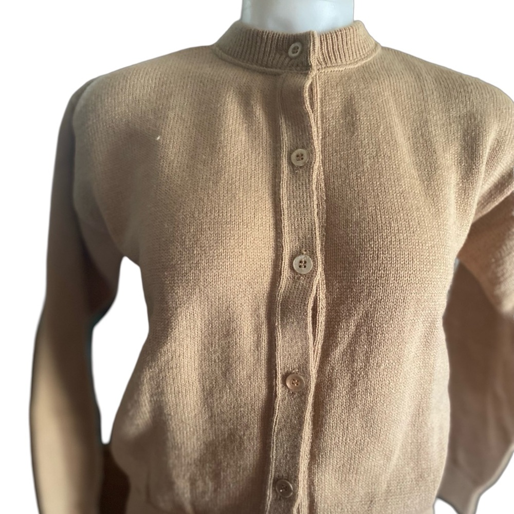 Vintage NWOT. RARE. Classic Tan Sweater